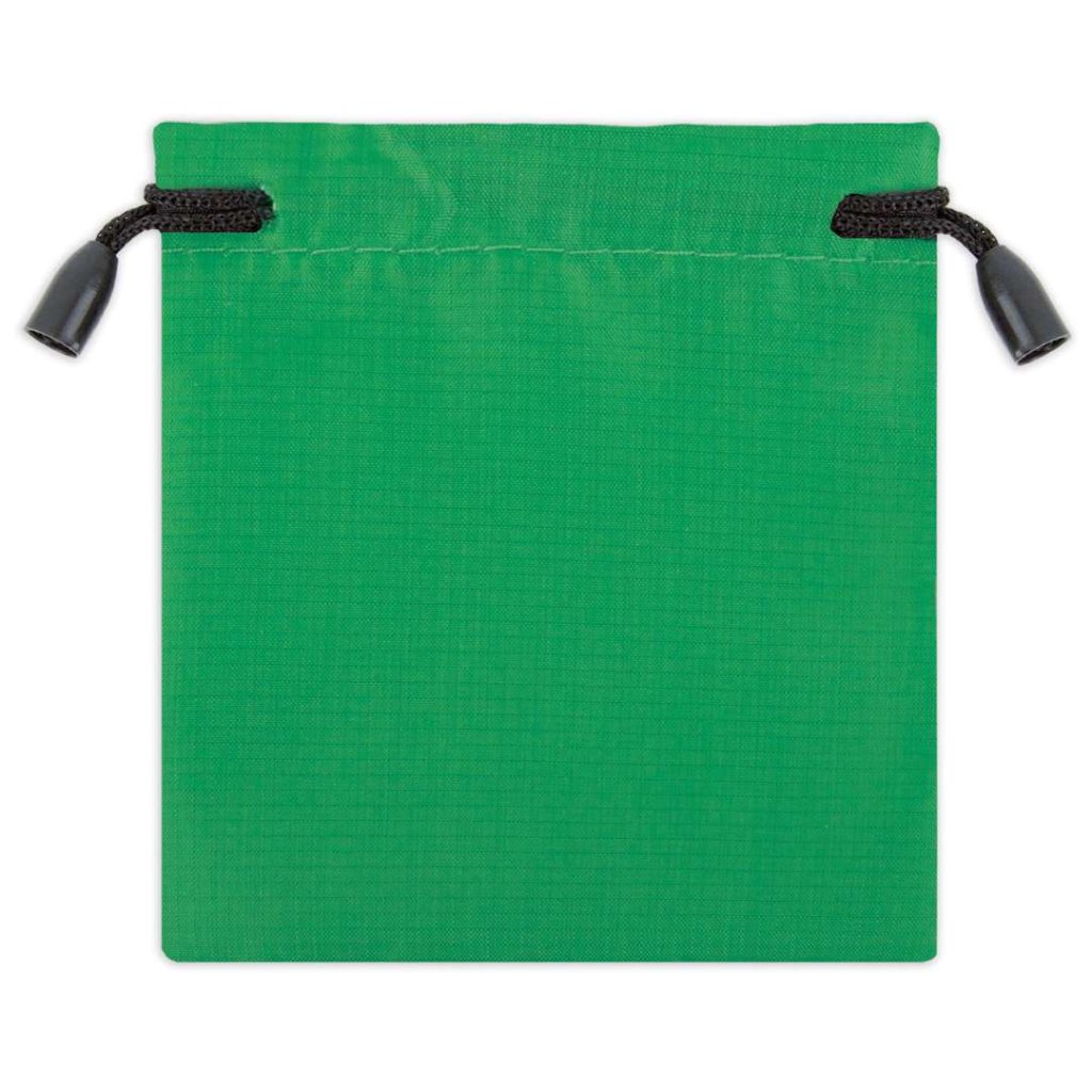 bolsa de microfibra verde