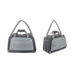 mochila viaje gris