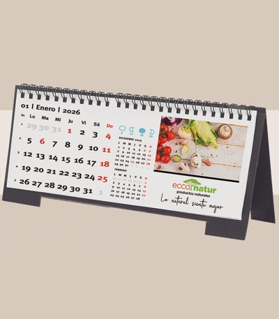 2356Web Sobremesa Wire-o A Calendario de mesa compacto - Imagen 1