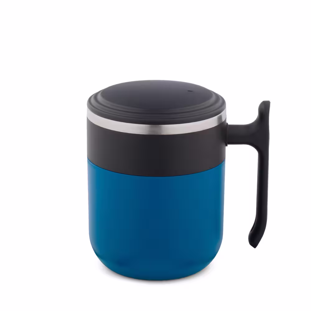 TAZA DE VIAJE INTERIOR ACERO INOXIDABLE 400 ML.